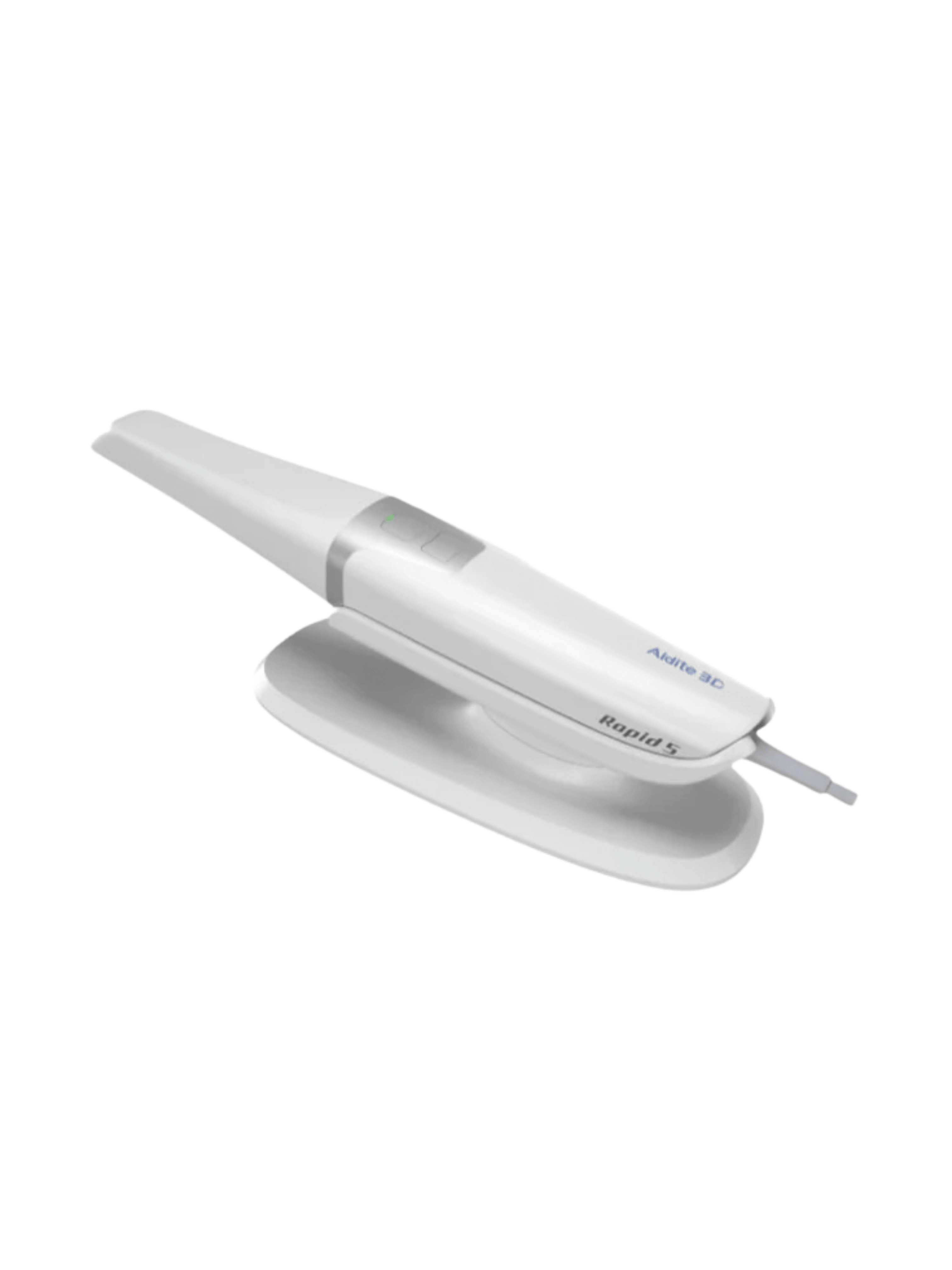Aidite Cameo Rapid 5 Intraoralscanner auf einer Ablage, ideal für digitale Zahnabformungen in Zahnarztpraxen.