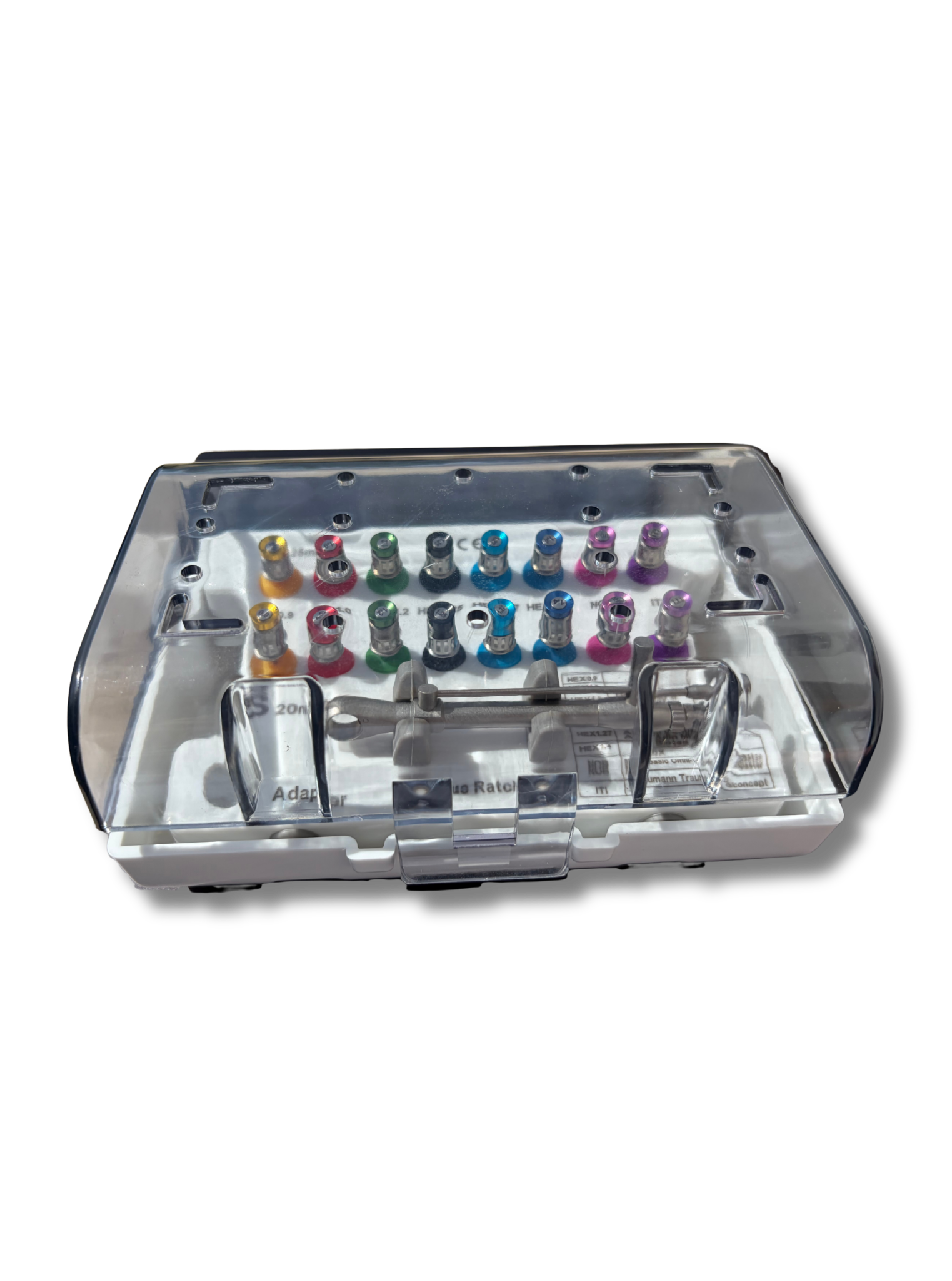 Universal Implantat-Prothetik Drehmomentschlüssel-Set | 16-teilig | 10–70 Ncm