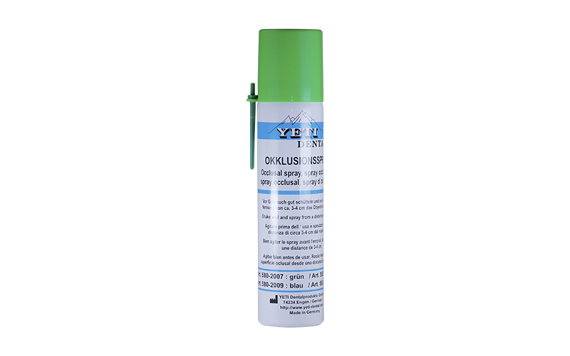 Okklusionsspray – grün (YETI Dental), 75 ml