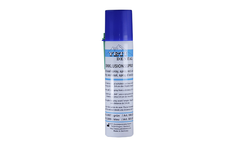 Okklusionsspray – blau (YETI Dental), 75 ml