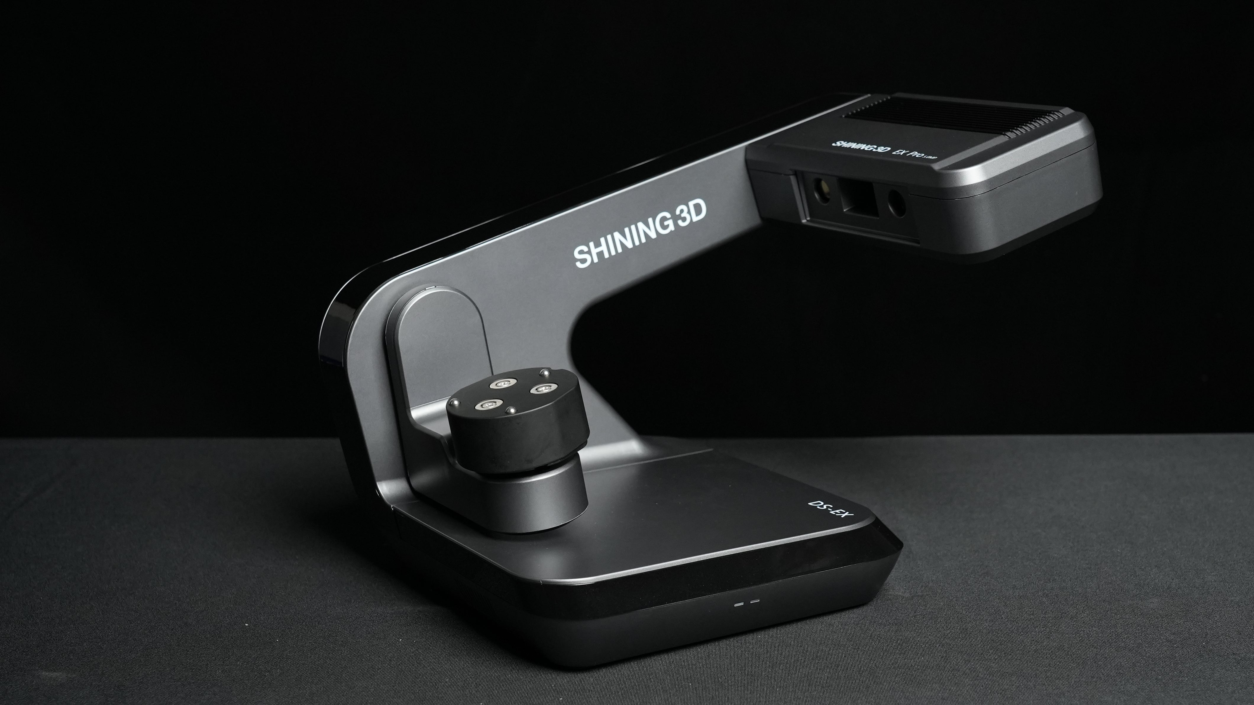 Shining 3D AutoScan DS‑EX Pro H Dentalscanner in moderner schwarzer Ausführung