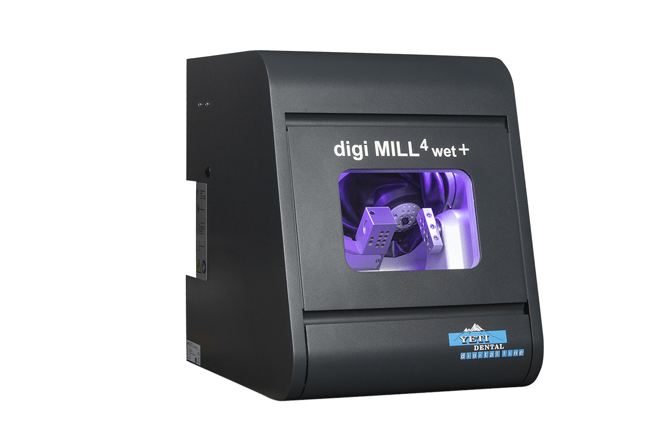 digi MILL4 wet+ – 4‑Achs Nassschleif‑Fräsmaschine (Block)