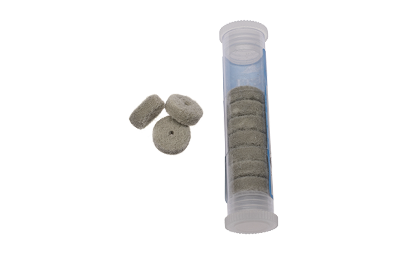 DIA QUICK – diamantimprägnierte Filzräder (10 Stk, Ø ≈ 12 mm)