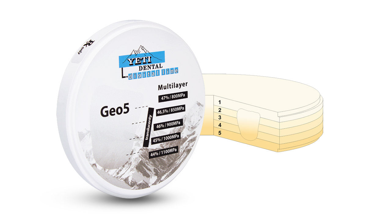 Geo5 – Zirkonblank Ø 98,5 mm