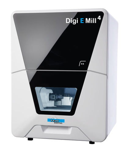 Digi E Mill 4 – Kompakte 4‑Achs‑Fräsmaschine (Wet & Dry)