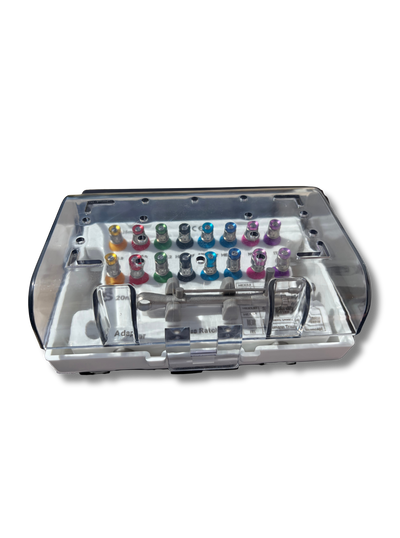 Universal Implantat-Prothetik Drehmomentschlüssel-Set | 16-teilig | 10–70 Ncm