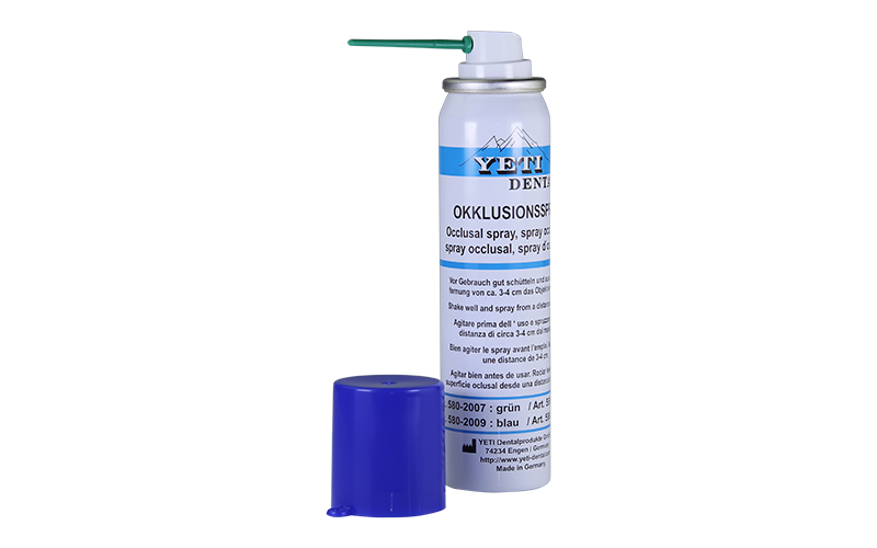 Okklusionsspray – blau (YETI Dental), 75 ml