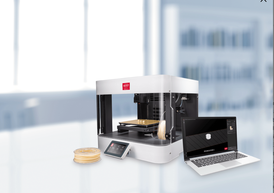 Renfert SIMPLEX 2 SX – dentales 3D-Filament-Drucksystem