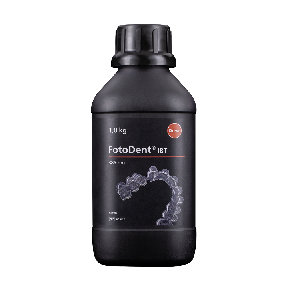 Dreve FotoDent IBT 385 nm 1 kg Dental 3D-Druckharz für kieferorthopädische Übertragungsschienen
