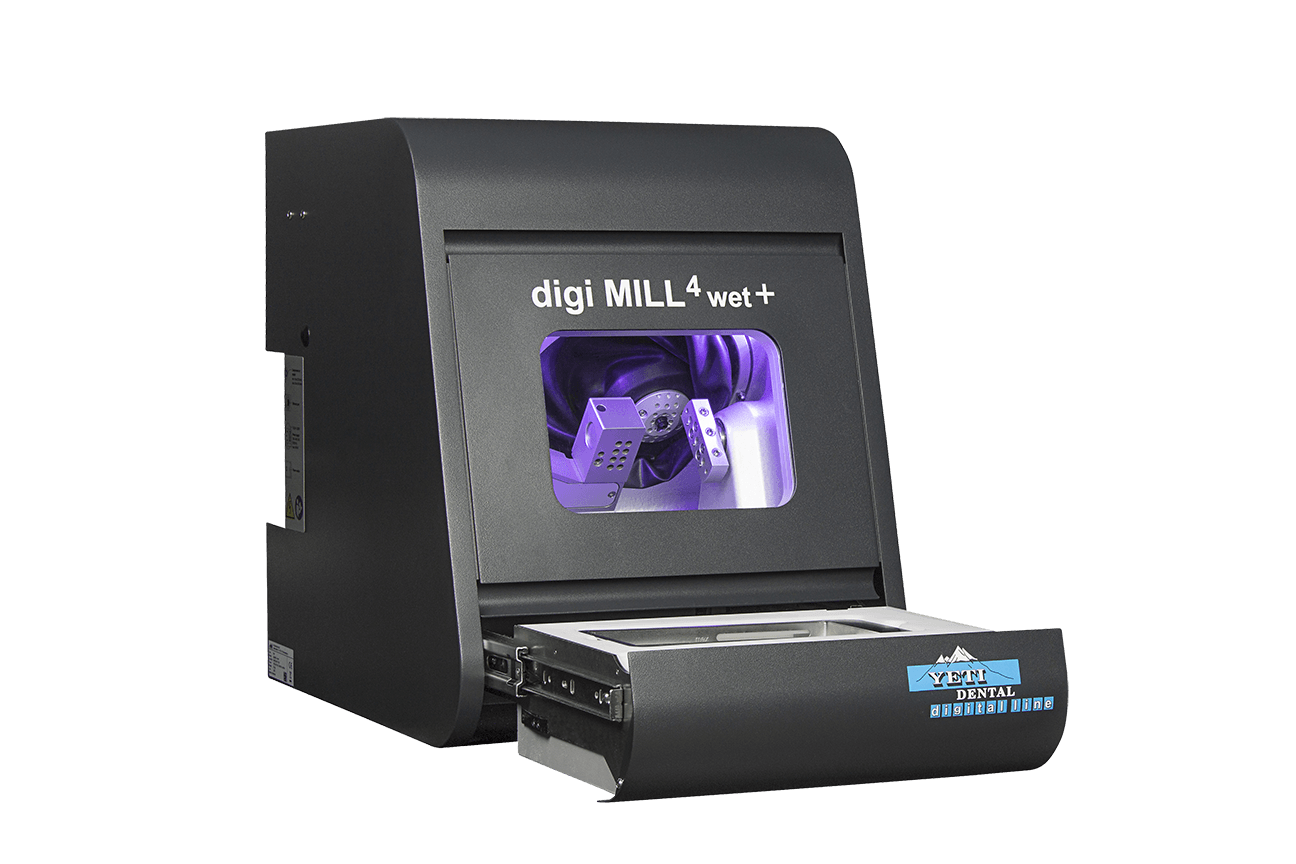 digi MILL4 wet+ – 4‑Achs Nassschleif‑Fräsmaschine (Block)