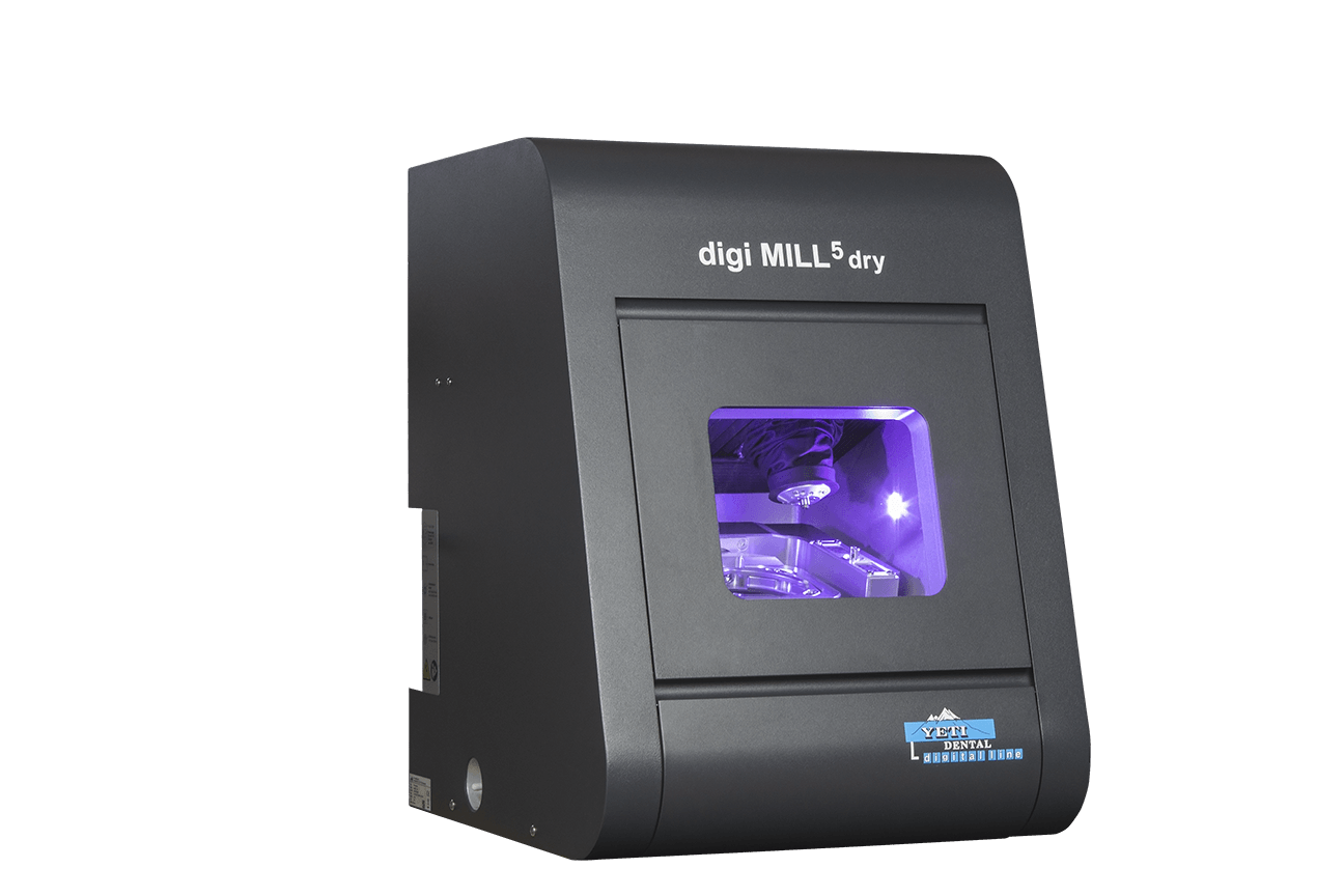 Digi Mill 5 Dry – 5‑Achs‑Fräsmaschine (Discs Ø98,5, 16 Tools)