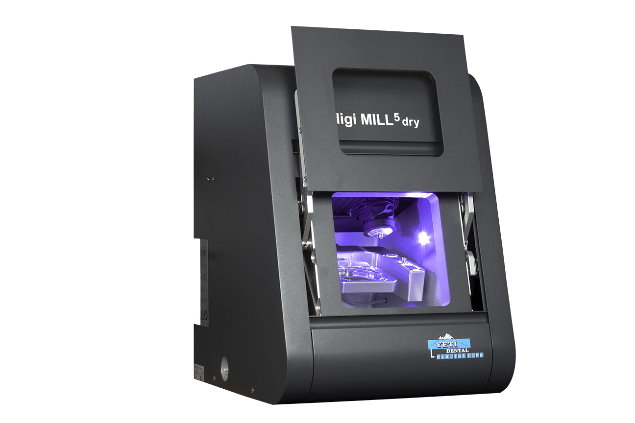 Digi Mill 5 Dry – 5‑Achs‑Fräsmaschine (Discs Ø98,5, 16 Tools)